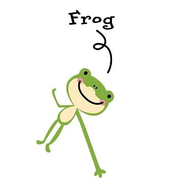 手绘卡通青蛙图