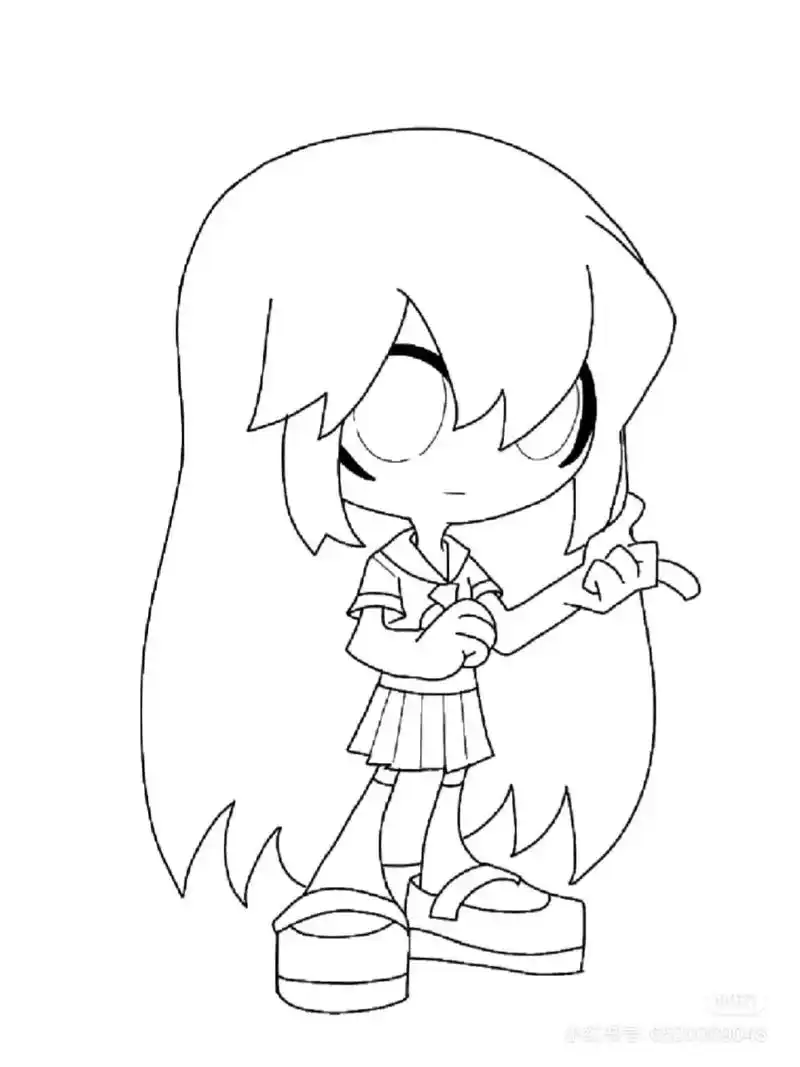 凹凸世界 #绘画 自创人设模板  - 抖音