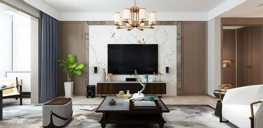 好看背景墙图片(耐看不过时的电视墙长啥样) - 赤虎壹号