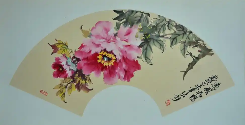 张静牡丹小品习作