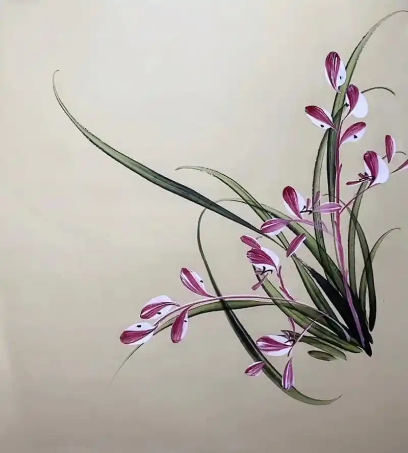 简单几笔教你画兰花……#抖音618好物节 #一花一草一世界  - 抖音