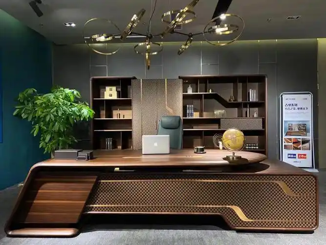 高档老板办公桌 奢华有格调 办公室一站配齐