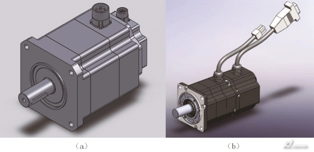 小功率永磁伺服电机外形图