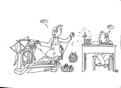 织布机简笔画 织布机简笔画卡通