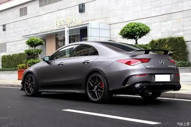 22年奔驰cla45samg黑色贴膜原版原漆1500