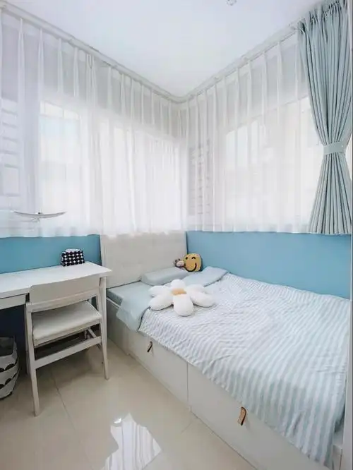 阳台改儿童房房间大变身超强采光