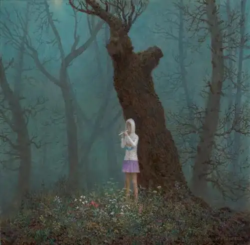 阴郁孤独,美国画家aron wiesenfeld作品欣赏