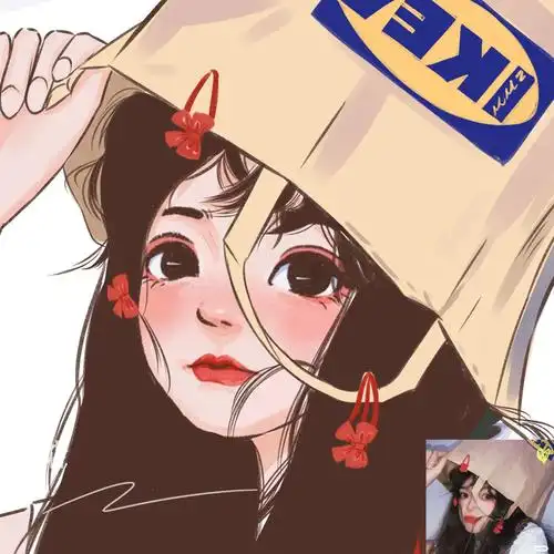 可狄(kedi) q版情侣头像结婚礼真人照片转卡通漫画设计约稿手绘头像