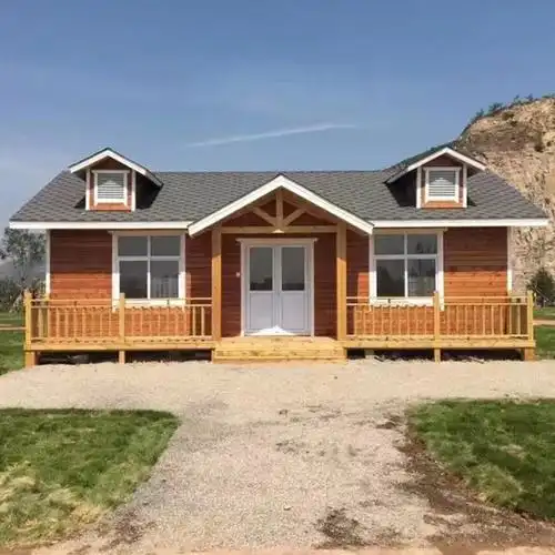 2022动小木屋户外组装庭院木房子乡村民宿木屋别墅景橡木色15平方单层