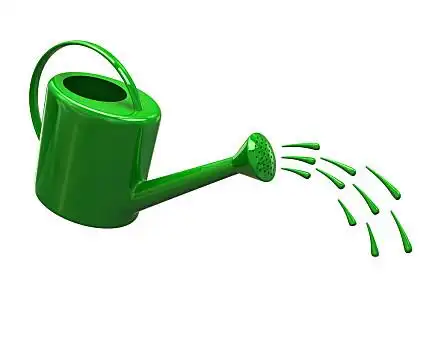 洒水壶,白色背景,插画