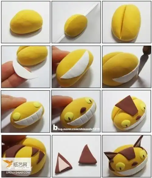 轻粘土手工制作过程