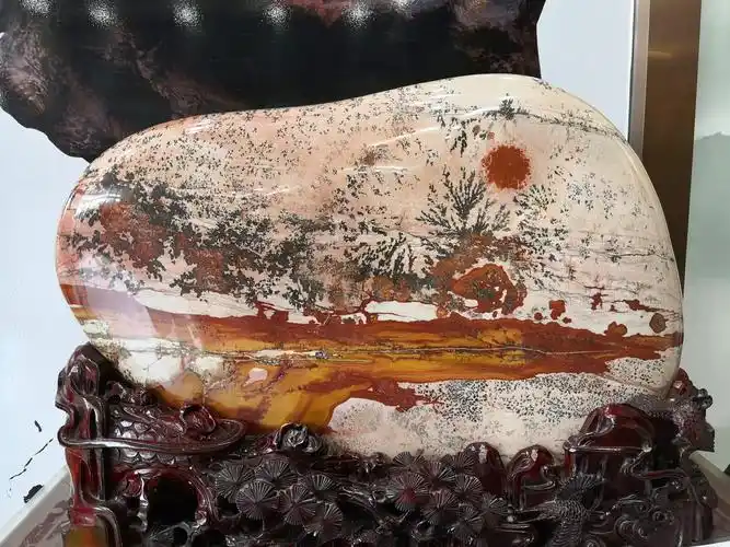 三峡亿元奇石"国画".