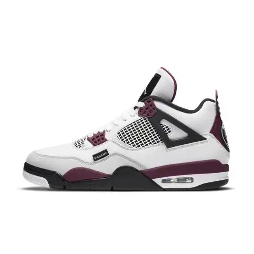 nike air jordan 4 retro 男子aj4酒红大巴黎篮球鞋 cz5624-100——速