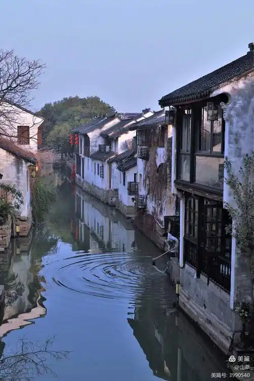 有山有水山间小屋图片,江南水乡图片壁纸