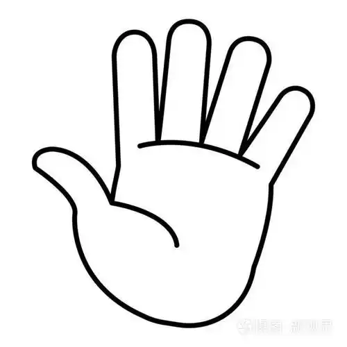 线条,手掌,手势,矢量插图插画-正版商用图片18baa5-摄图新视界