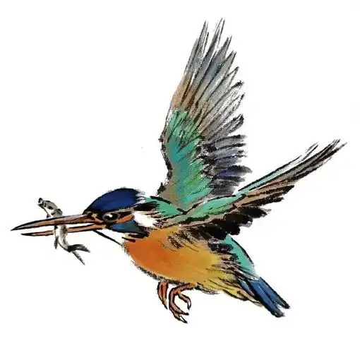 书画联盟丨一学就会的写意与工笔翠鸟