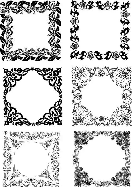 传统图案-边框-中国风