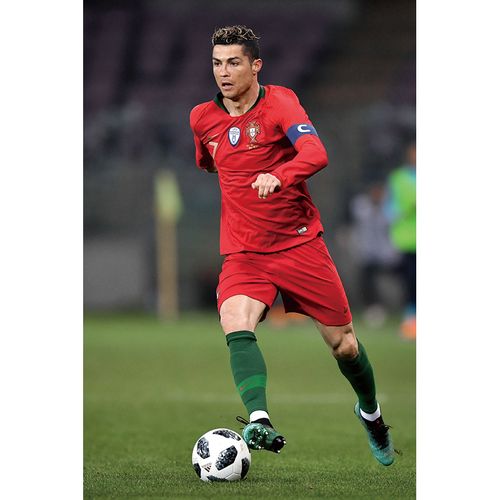 狼天影 2024年欧洲杯世界杯足球球星海报学生宿舍墙贴墙纸贴画自粘