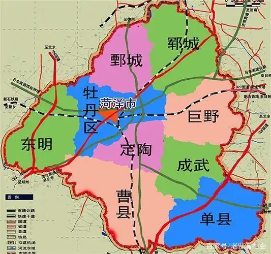 菏泽地图
