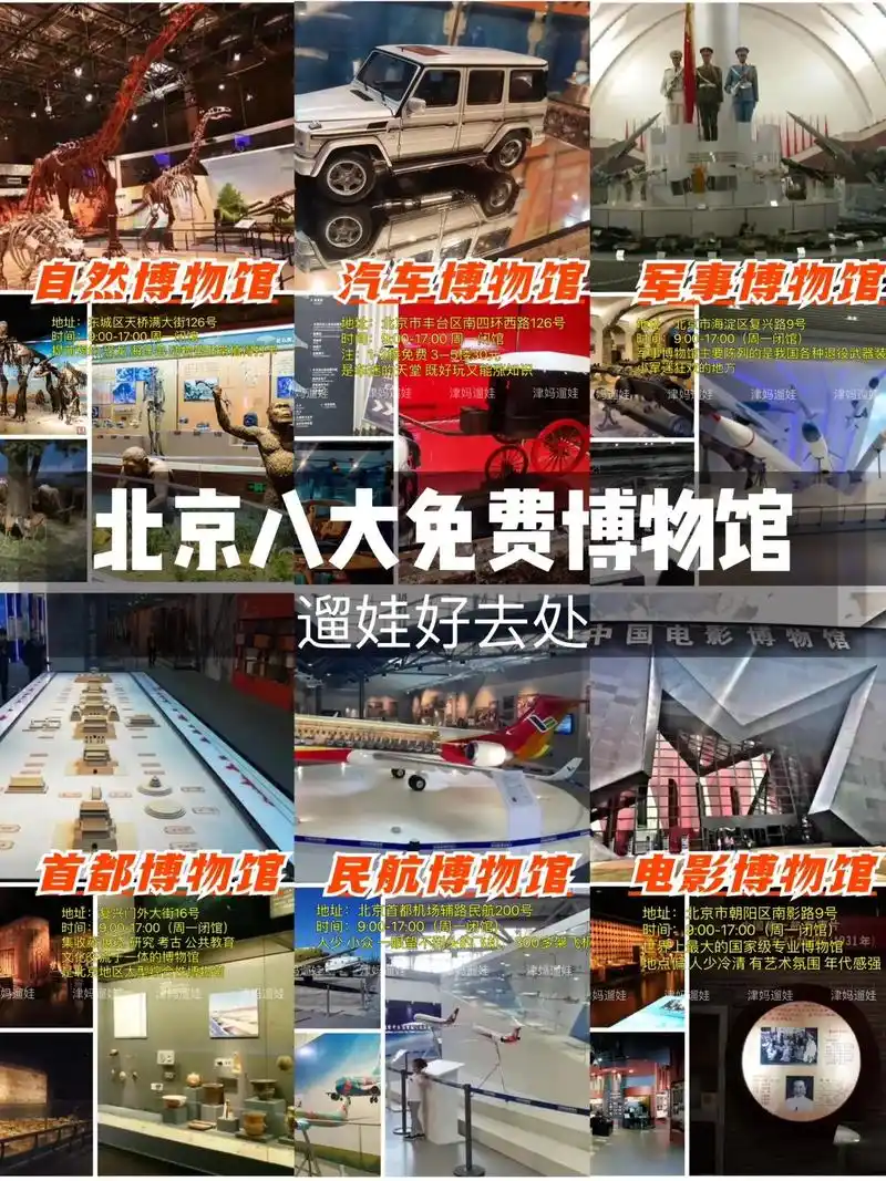 北京八大免费博物馆 遛娃好去处.博物馆是遛娃的绝佳地方,好玩 - 抖音