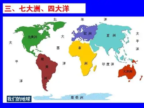 三,七大洲,四大洋