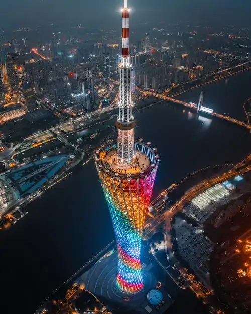 彩色广州塔