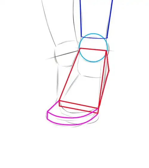 深入学习本子画师的美女性感小脚脚画法