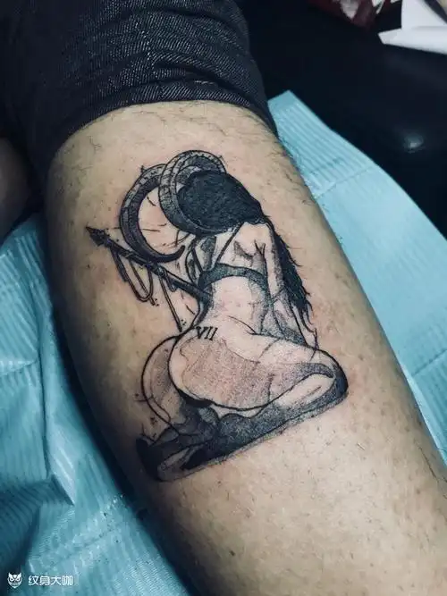 阿斯蒙蒂斯_纹身图案手稿图片_肖克的纹身作品集