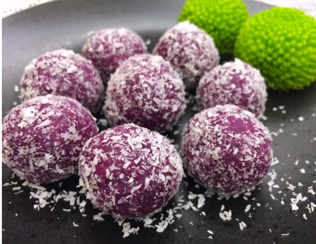 四,香芋紫薯球