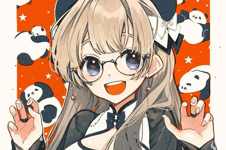 复古赛璐璐风格的小姐姐插画简单又明艳的小清新画风