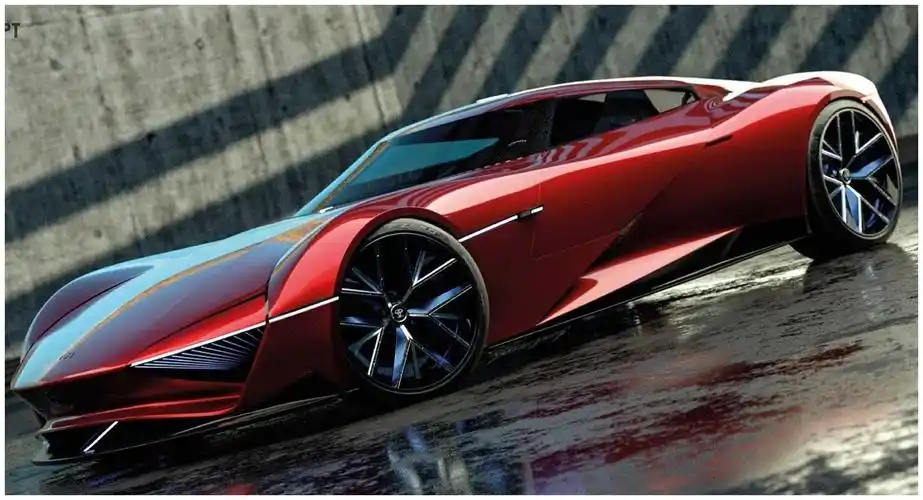 未来超级跑车丰田h2概念车渲染图曝光