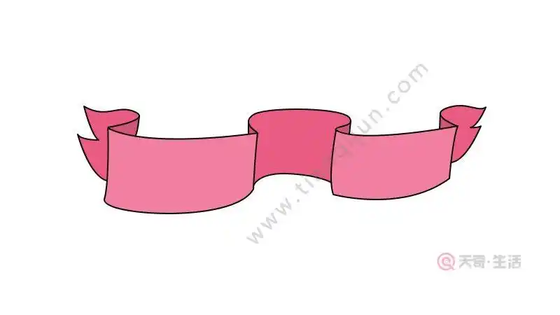 丝带简笔画教程丝带简笔画步骤