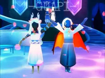 【sky光遇】一起牵手谢幕!二重奏季的双人动作也太有氛围感了