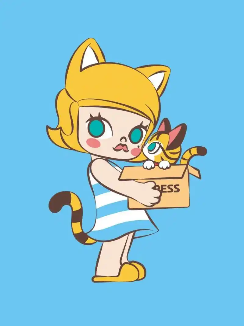 泡泡玛特molly壁纸 还蛮好看的 #泡泡玛特