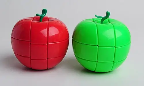 魔方苹果永骏平安果三阶异形圣诞节情人节礼物魔方