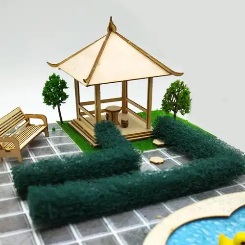 沙盘场景模型材料树墙墙围园林景观作业景观室外模型制作工具