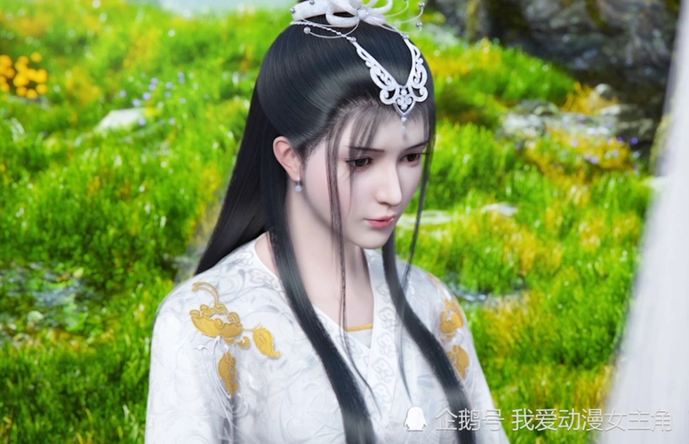 品鉴墓王之王美人一袭白衣雪肤花貌精钢软剑能挡千军