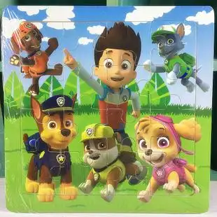 汪汪队立大功小狗巡逻队木质木制拼图拼板儿童小孩早教礼物玩具