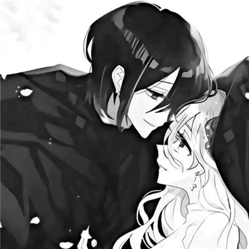 黑白动漫情头一左一右图片50组_情侣动漫头像_头像屋