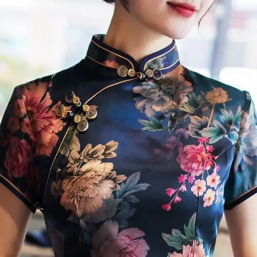 共380 件真丝面料旗袍面料相关商品