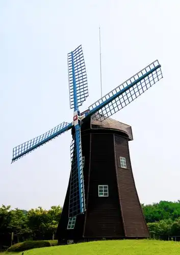 windmill,holland,energy,country,vintage,scenery,green