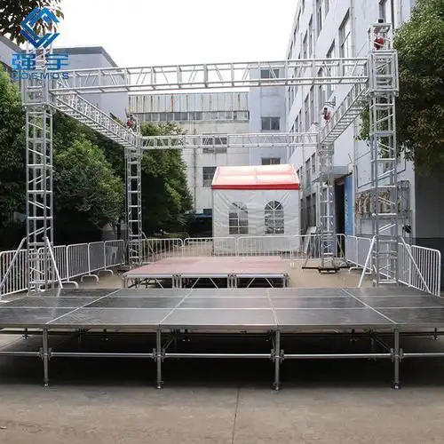 婚庆演出t台钢铁雷亚舞台学校酒店大型活动拼装升降结婚舞台架子