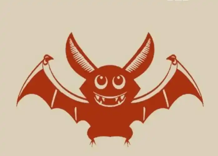 这是蝙蝠的剪纸图片,还是挺可爱的