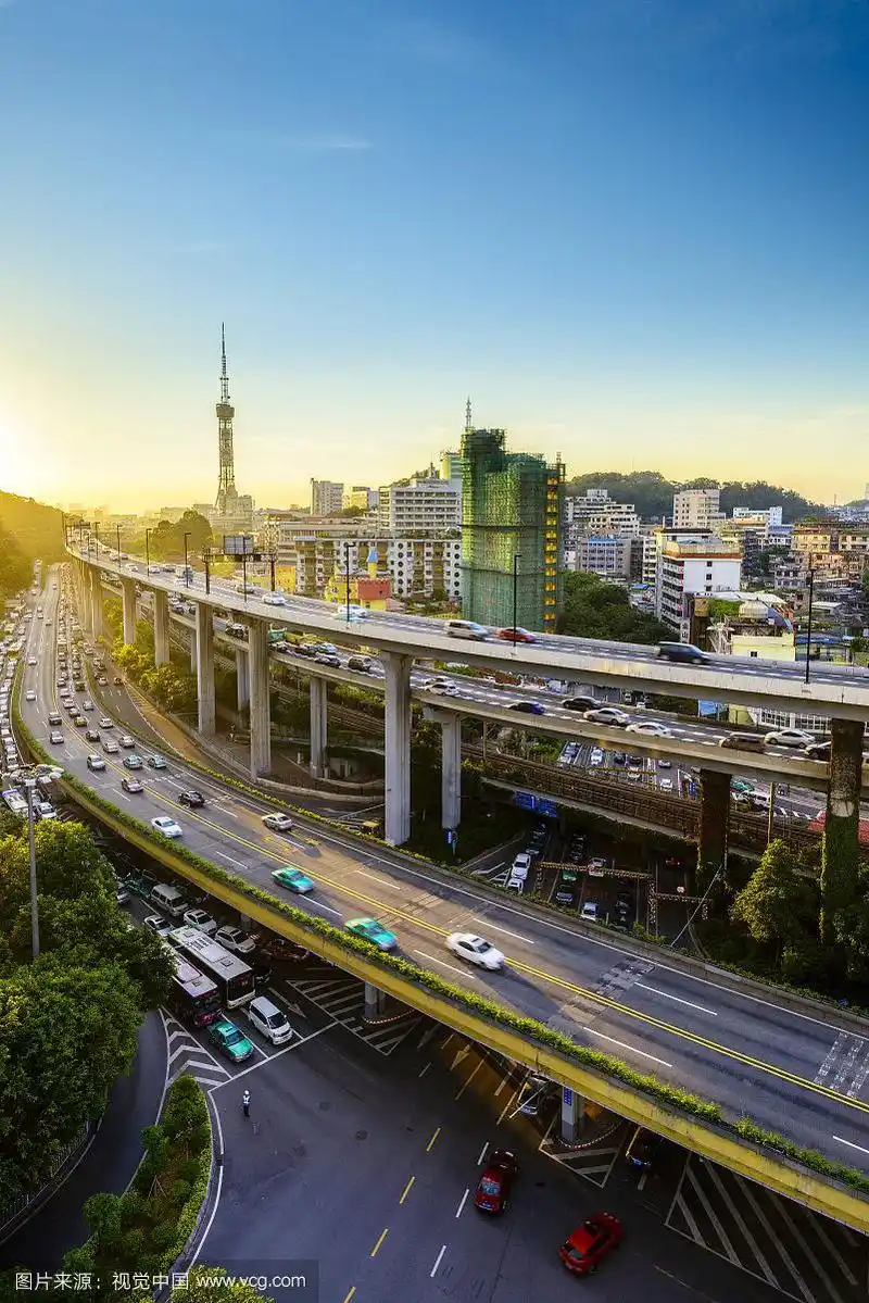 广州城市风光内环路