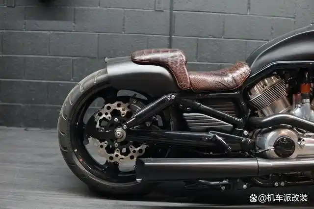 鳄鱼皮座椅手把哈雷戴维森vrod改装欣赏