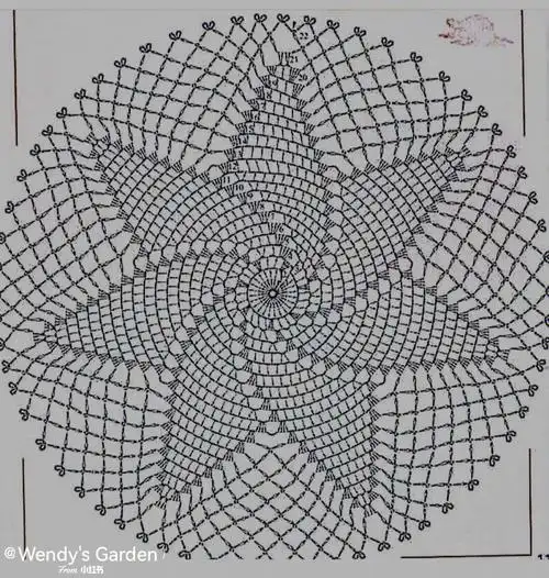 6款圆形花片图解