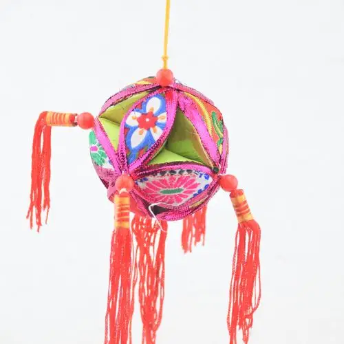 广西壮族绣球 民族刺绣 12公分绣球工艺品 舞蹈婚庆用品 批发