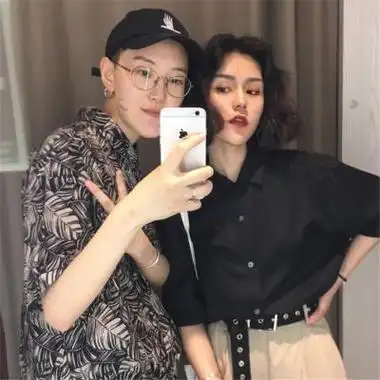 一男一女社会痞子情侣头像霸气冷酷