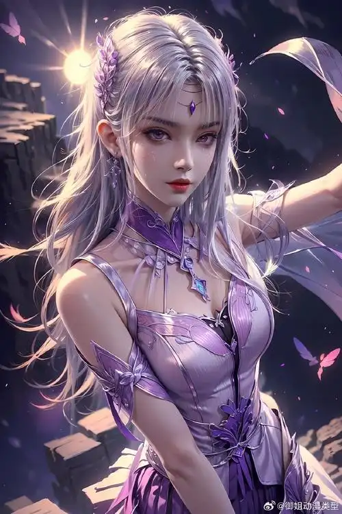 性感紫色尤物 唯美美娇娘小医仙 国漫女神