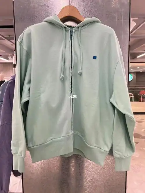 acne笑脸拉链卫衣数量不多